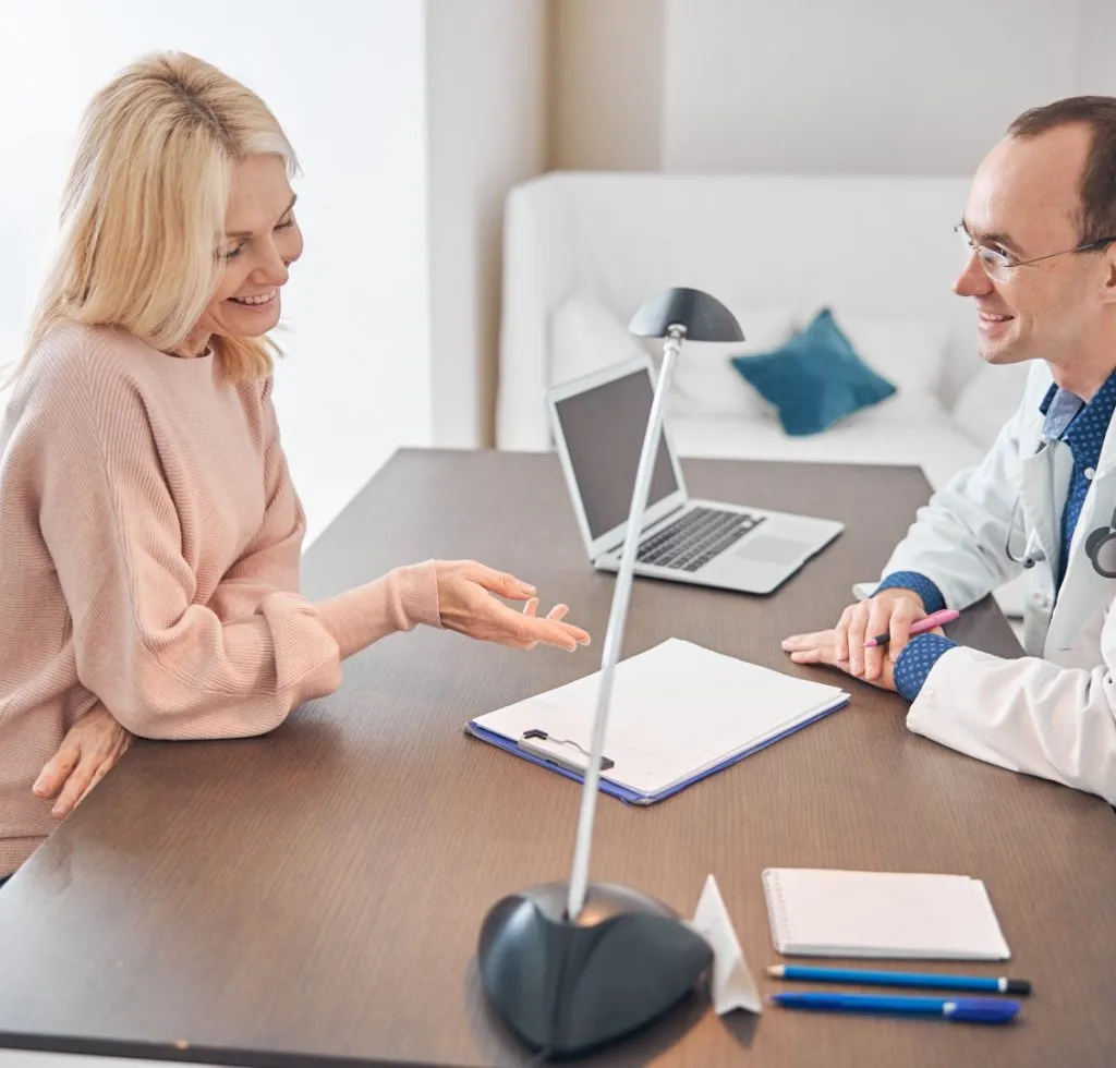 A consultation at High Street Family Practice
