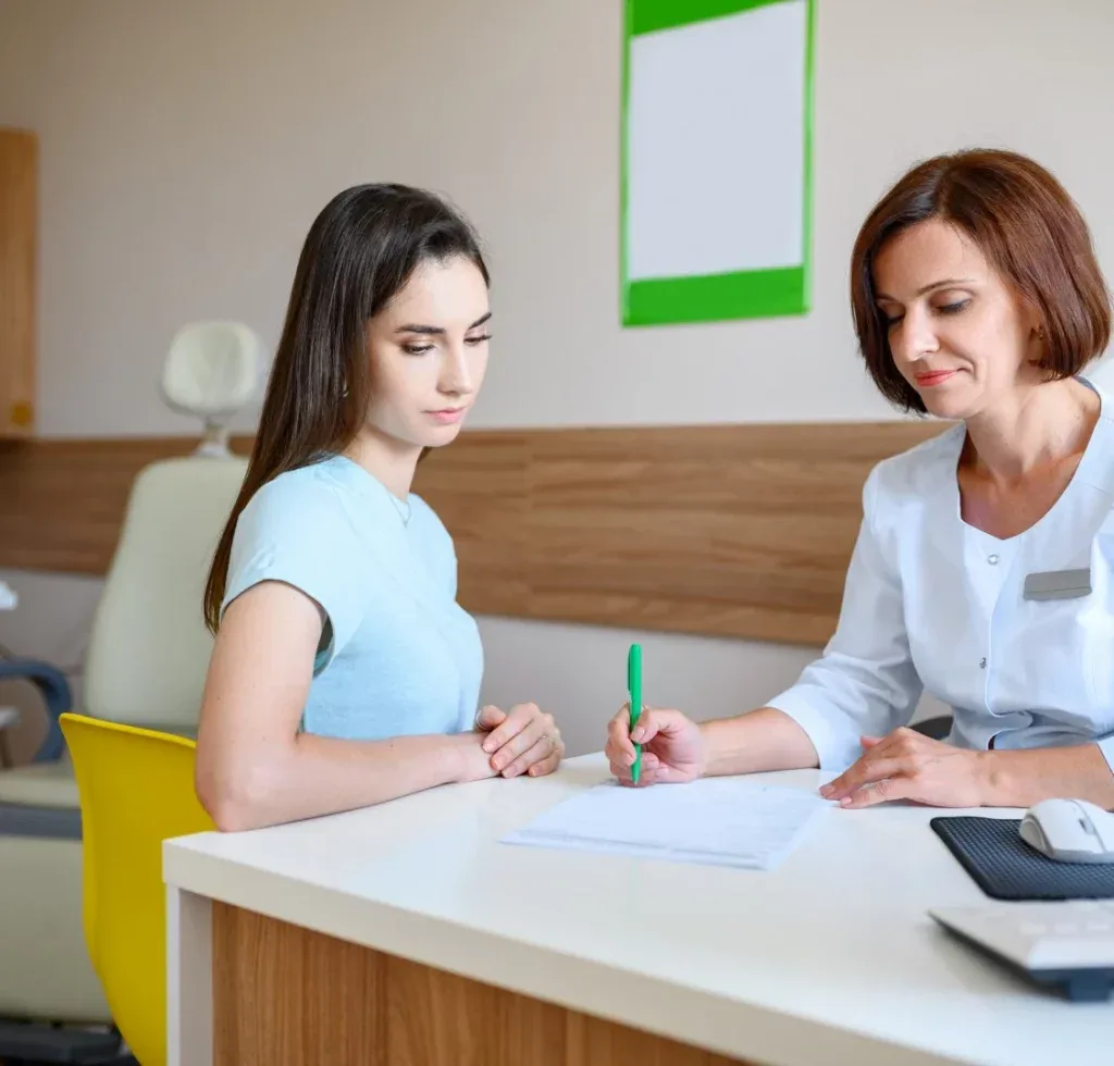 A consultation at High Street Family Practice