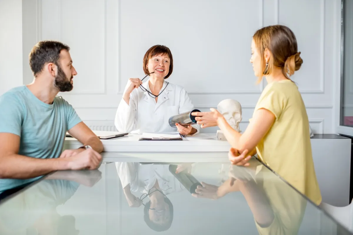 A consultation at High Street Family Practice