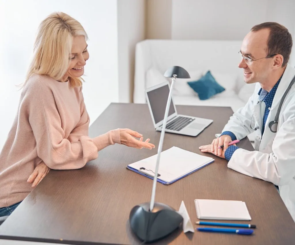 A consultation at High Street Family Practice